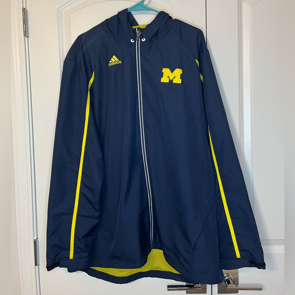 Adidas Hooded Michigan Full Zip Jacket